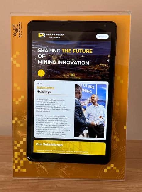 Table Talker Android Tablet Display on Stand